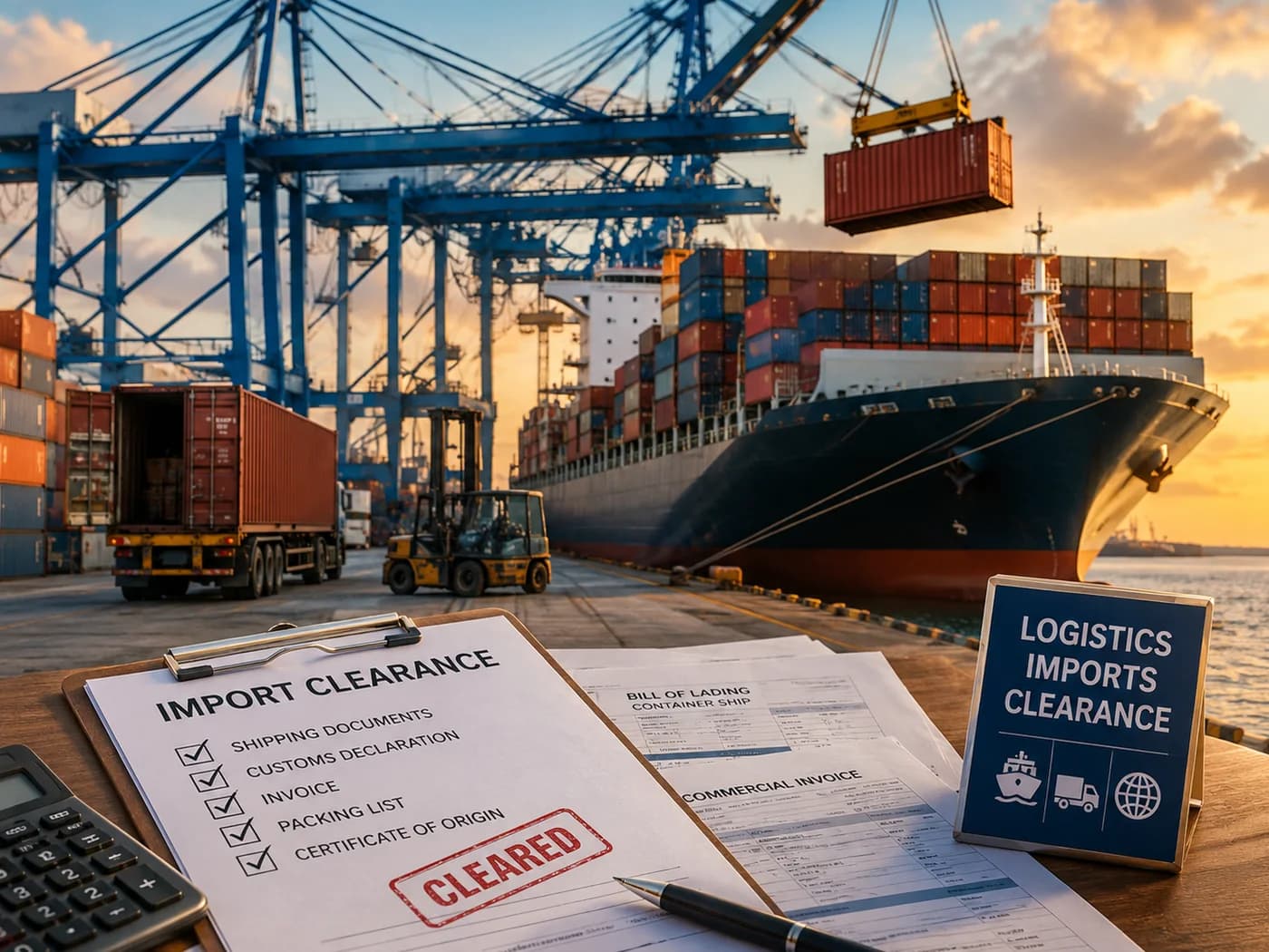 Imports and customs clearance